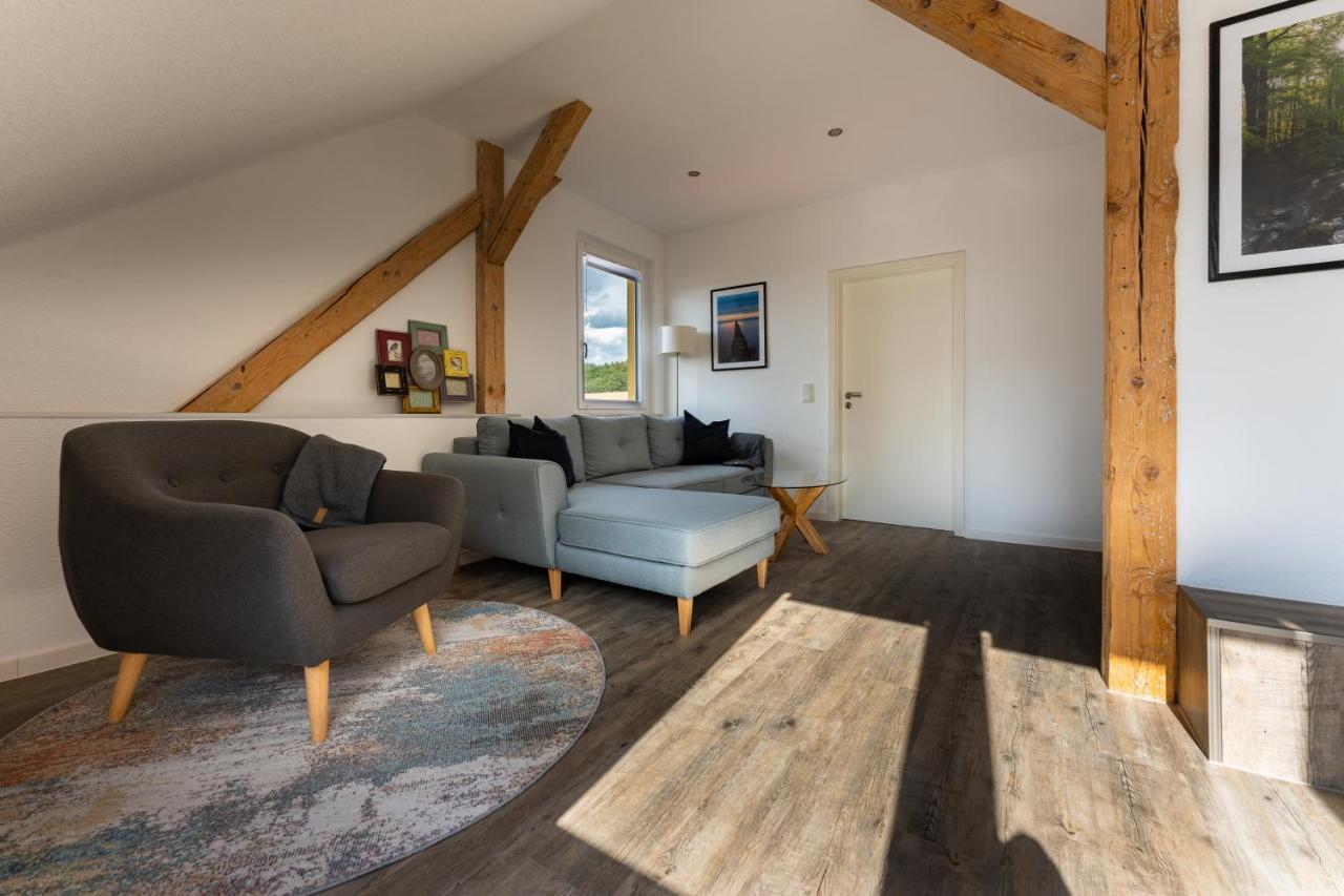 Ferienwohnung Am Steinbach 2 Thale Ngoại thất bức ảnh